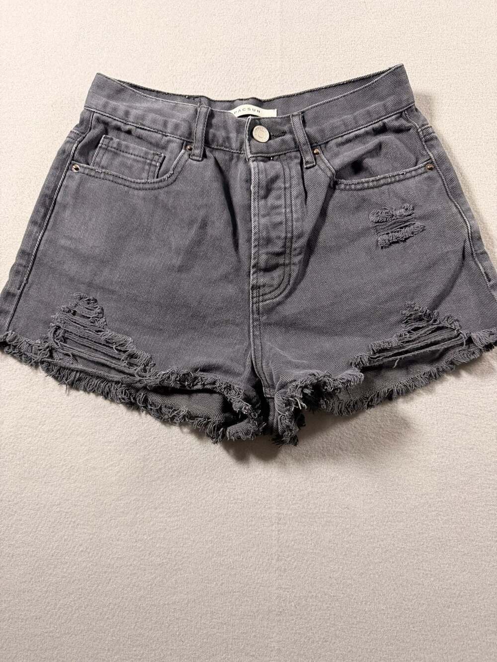 PacSun Vintage High Rise Distressed Denim Shorts Size 24